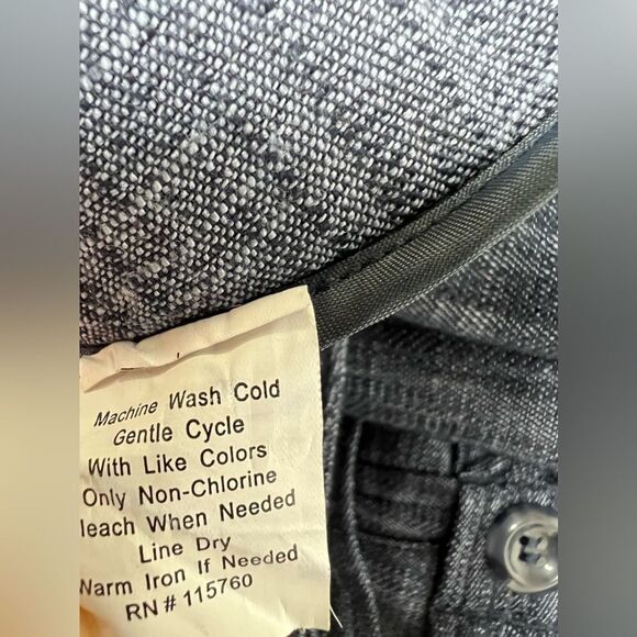 Vintage Y2K 00s Abby Z Denim Pants Blue Gray Straight Size 18W - Picture 8 of 16